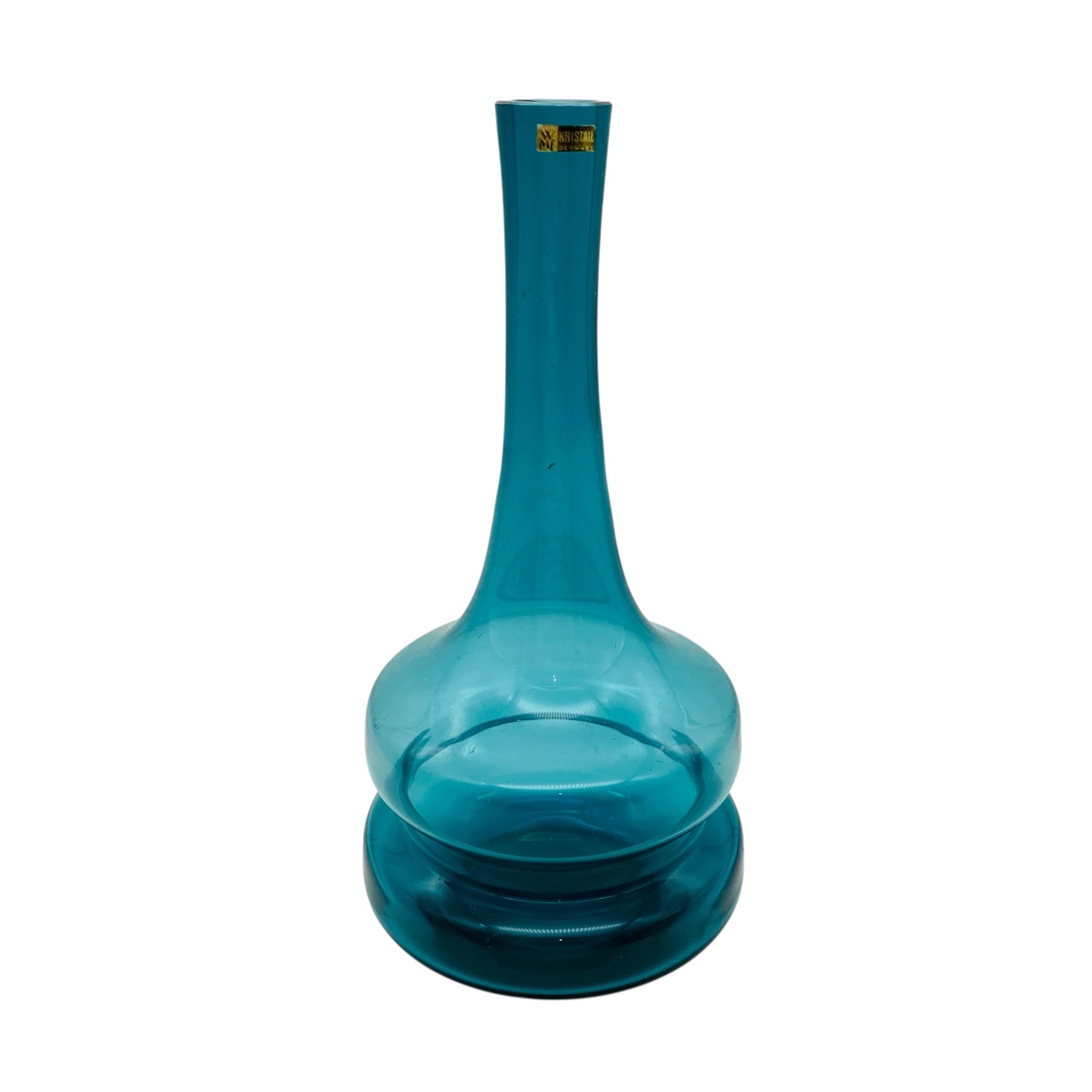 WMF Vase türkis blau Glasvase 60er 70er Jahre Dekoration Vintage Design