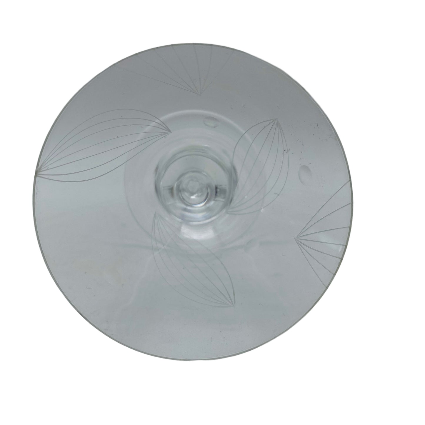 Wassergläser mit Schliff 3er Set 60er 70er Jahre Mid Century Lounge