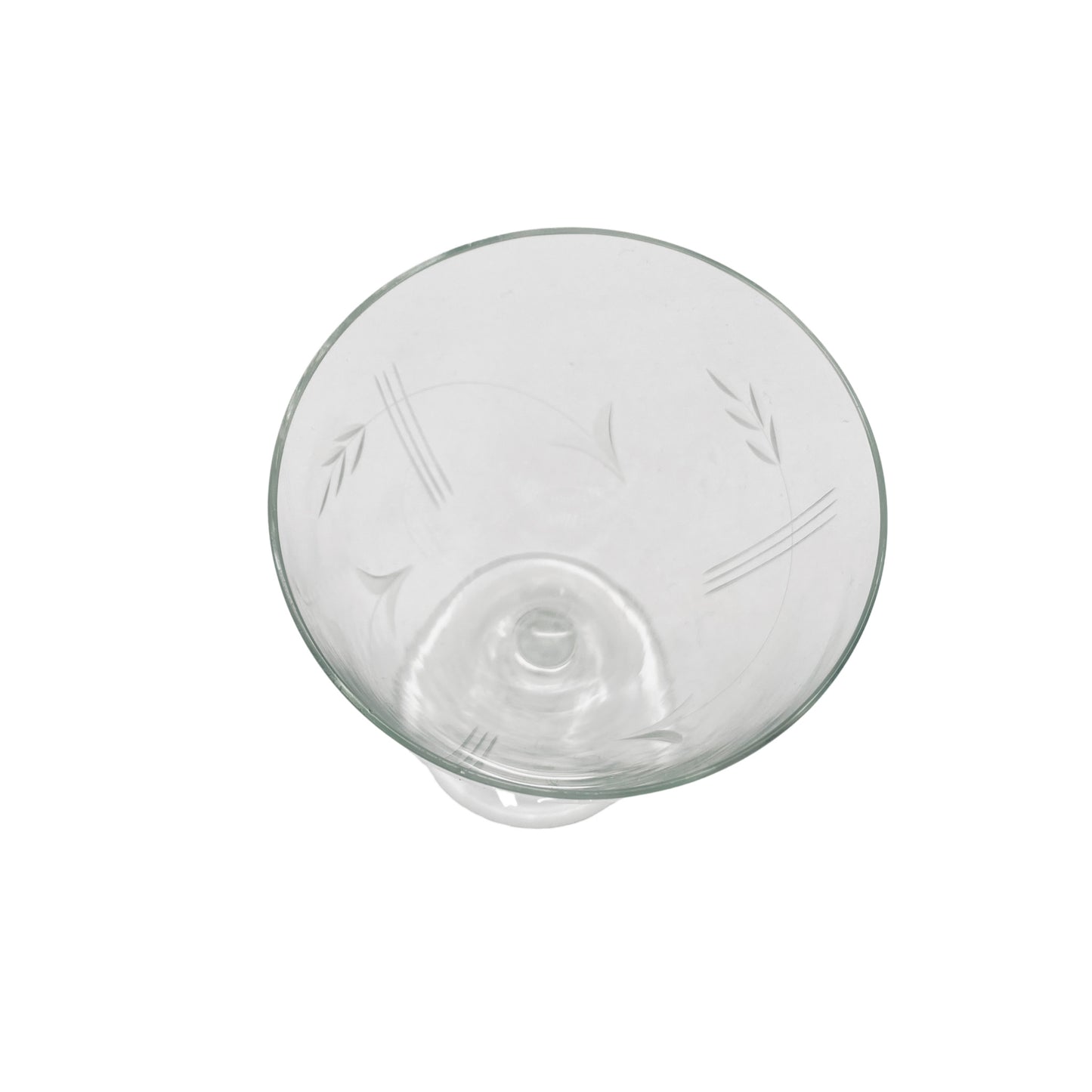 Weingläser beschliffen 60er 70er Mid Century Gläser Glas