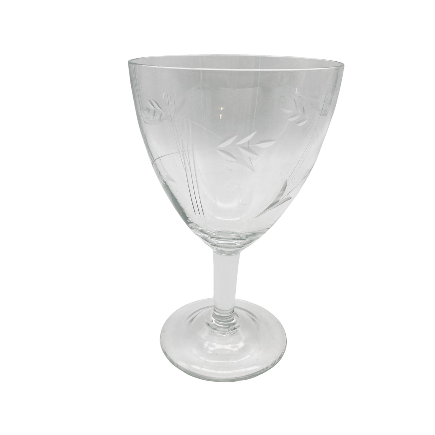 Weingläser beschliffen 60er 70er Mid Century Gläser Glas