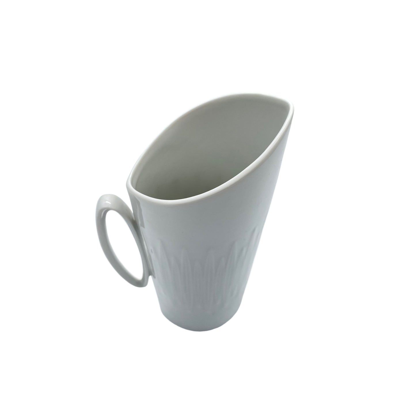 Alka Kunst Alboth & Kaiser Porzellan Vase weiß 50er 60er Jahre