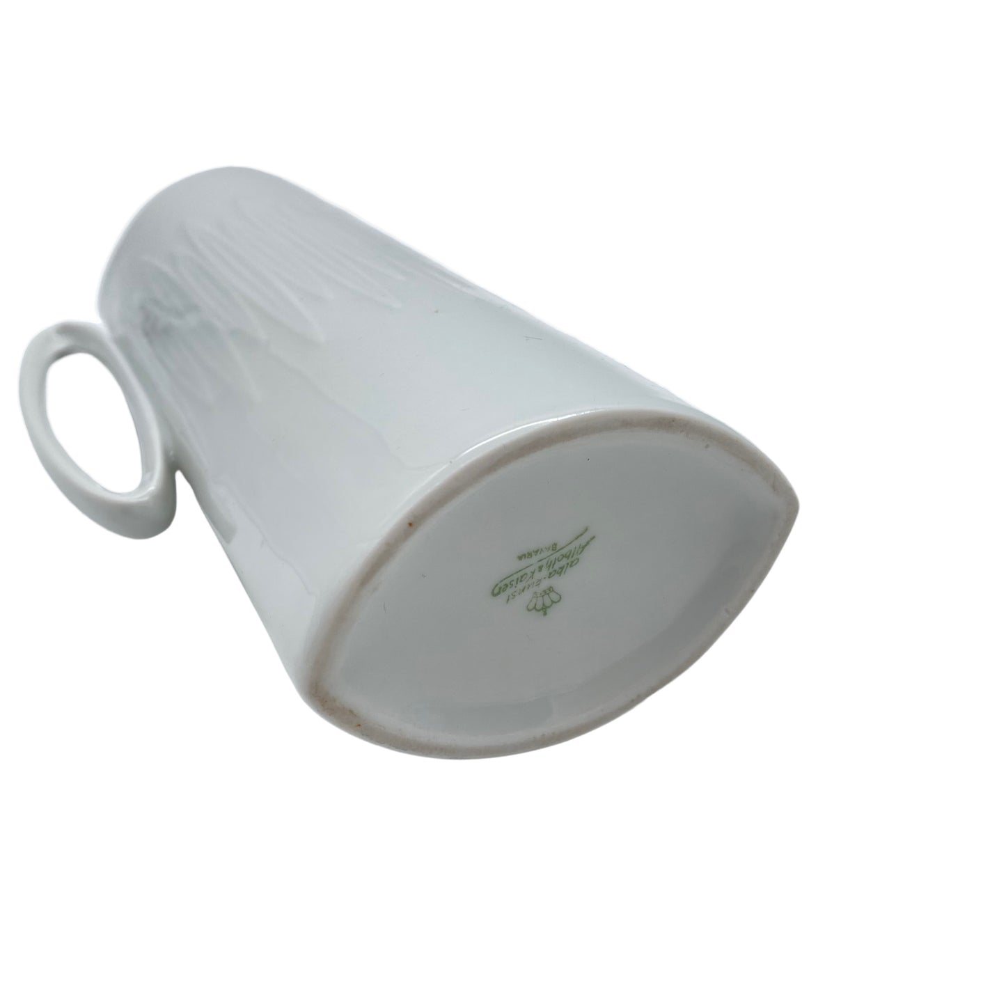 Alka Kunst Alboth & Kaiser Porzellan Vase weiß 50er 60er Jahre