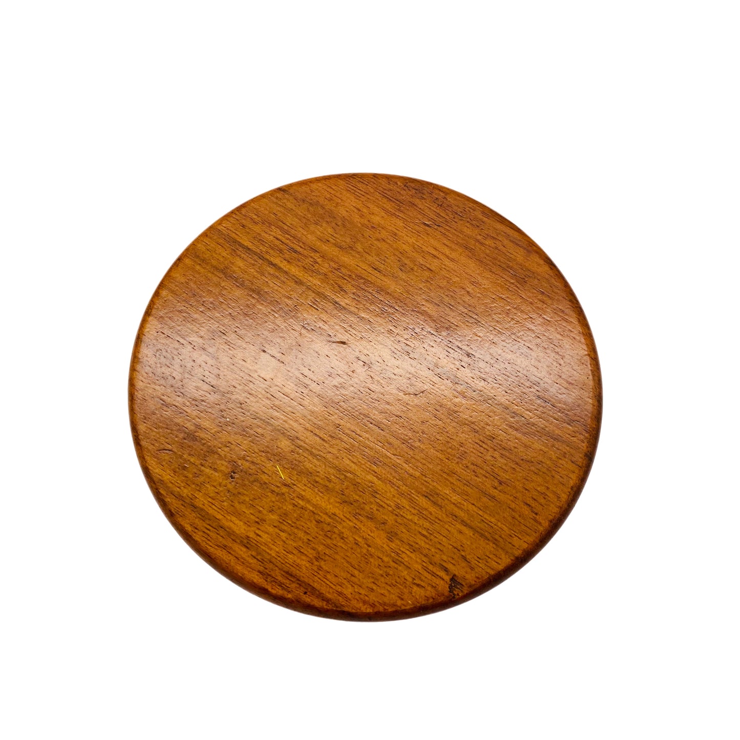 Dose aus Glas mit Ledermantel Holz Deckel Italien 60er 70er