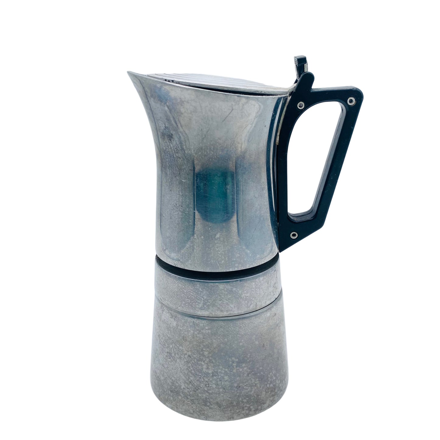 Espressokocher Mid Century 50er 60er Jahre Aluminium Vintage