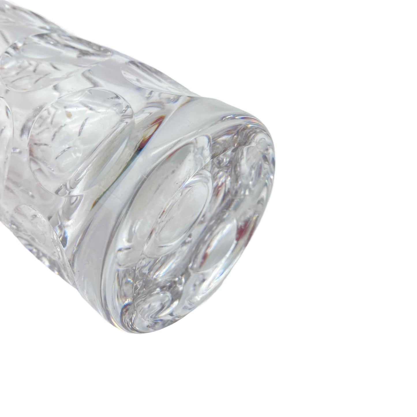 NACHTMANN Vase Linsenschliff 26,3 cm transparent Kristallglas
