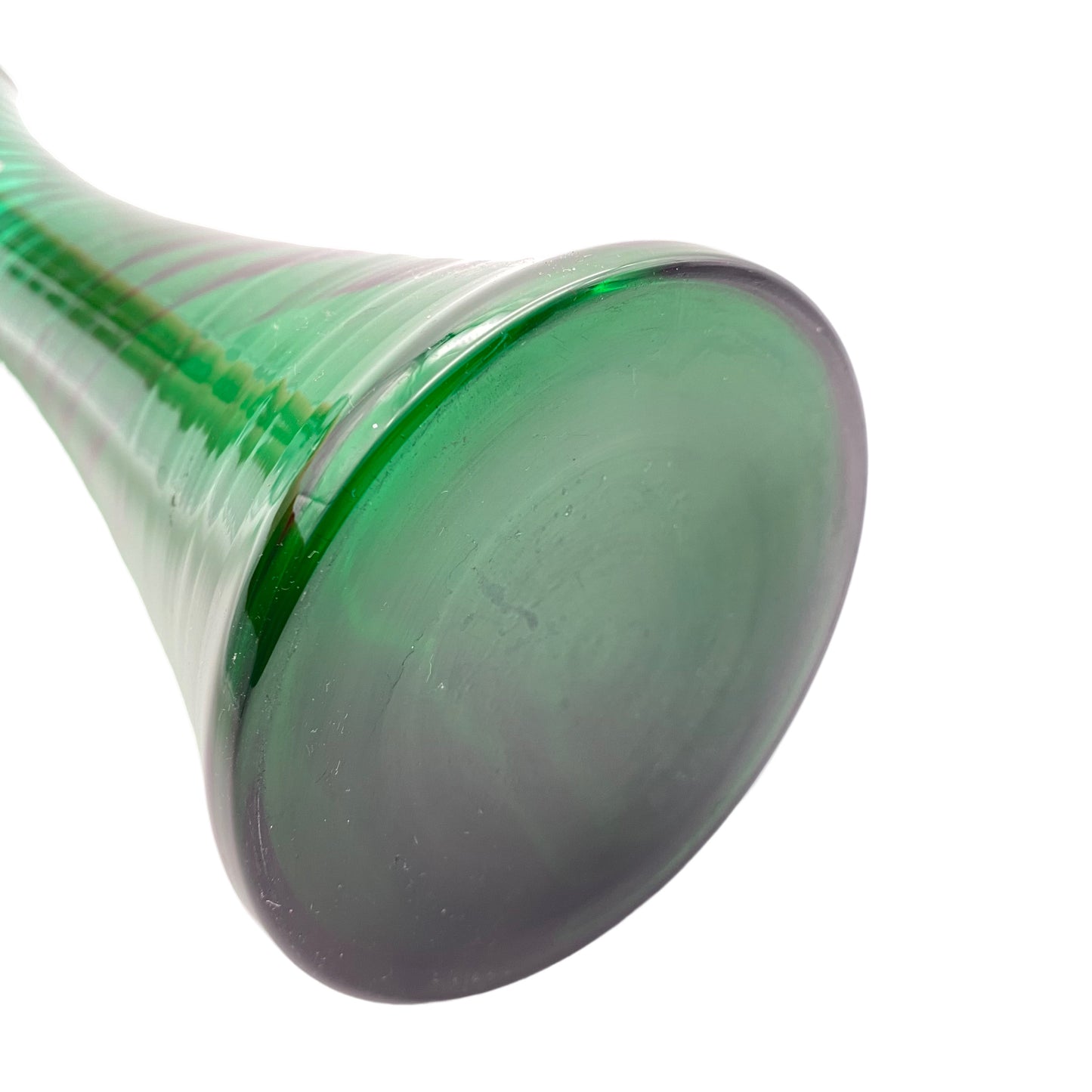 Alfred Taube für FÜGER & TAUBE Vase grün 35 cm Glas 1960er