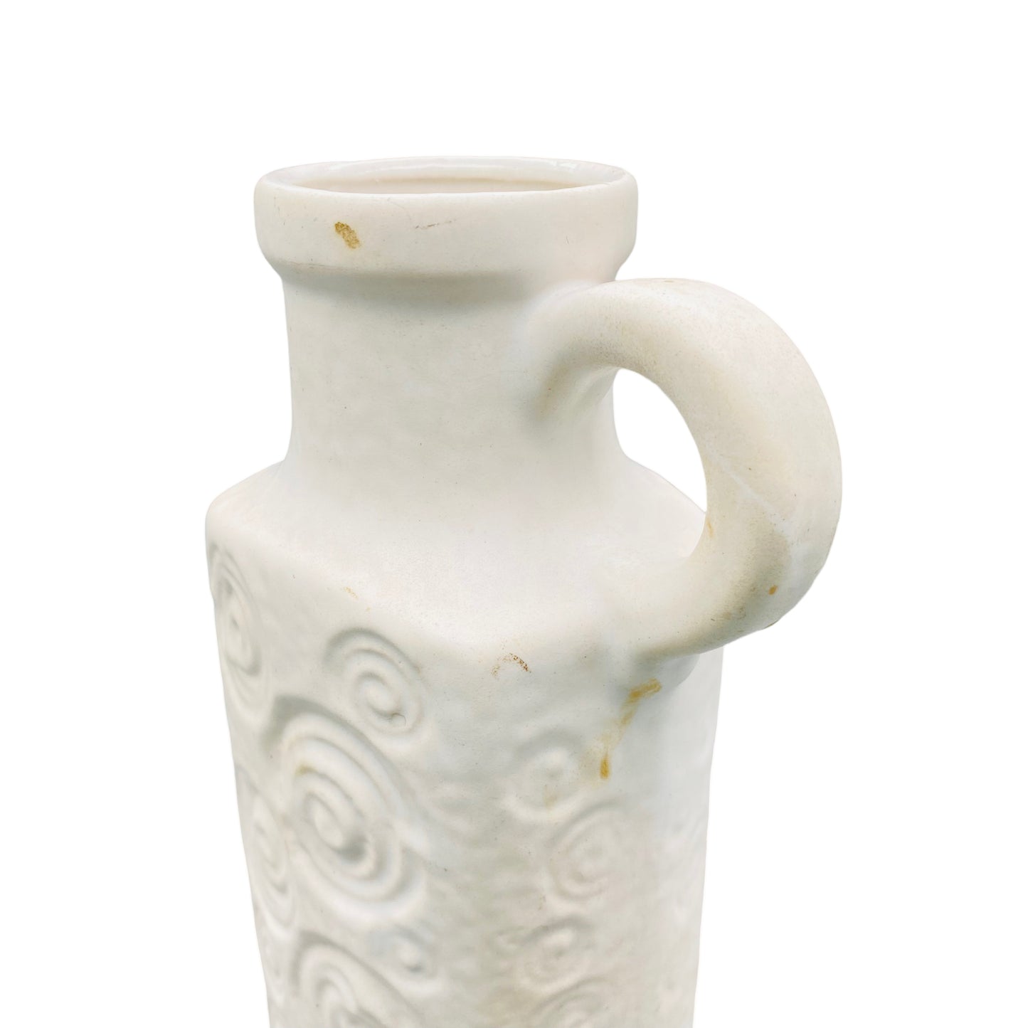 SCHEUCHRICH Vase Modell Jura 28,5 cm Keramik 1960er 1970er weiß