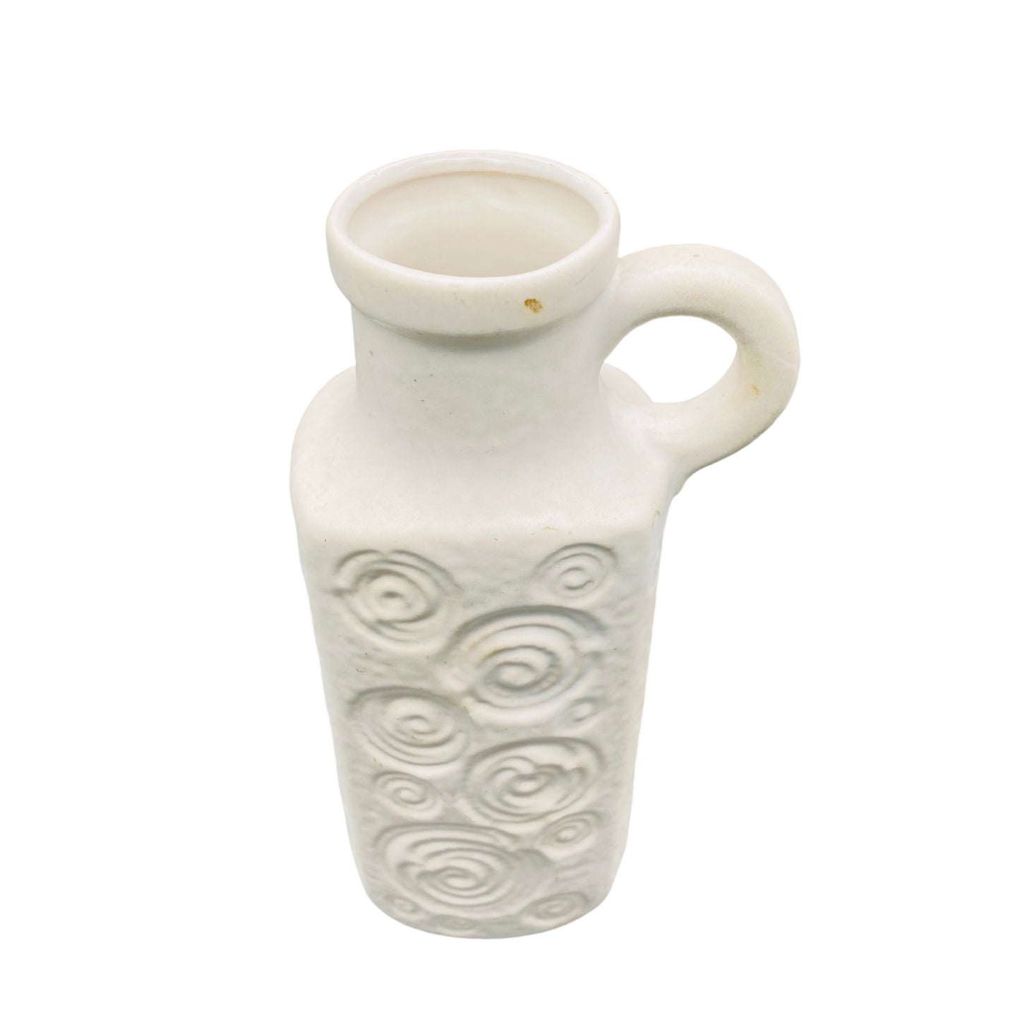 SCHEUCHRICH Vase Modell Jura 28,5 cm Keramik 1960er 1970er weiß