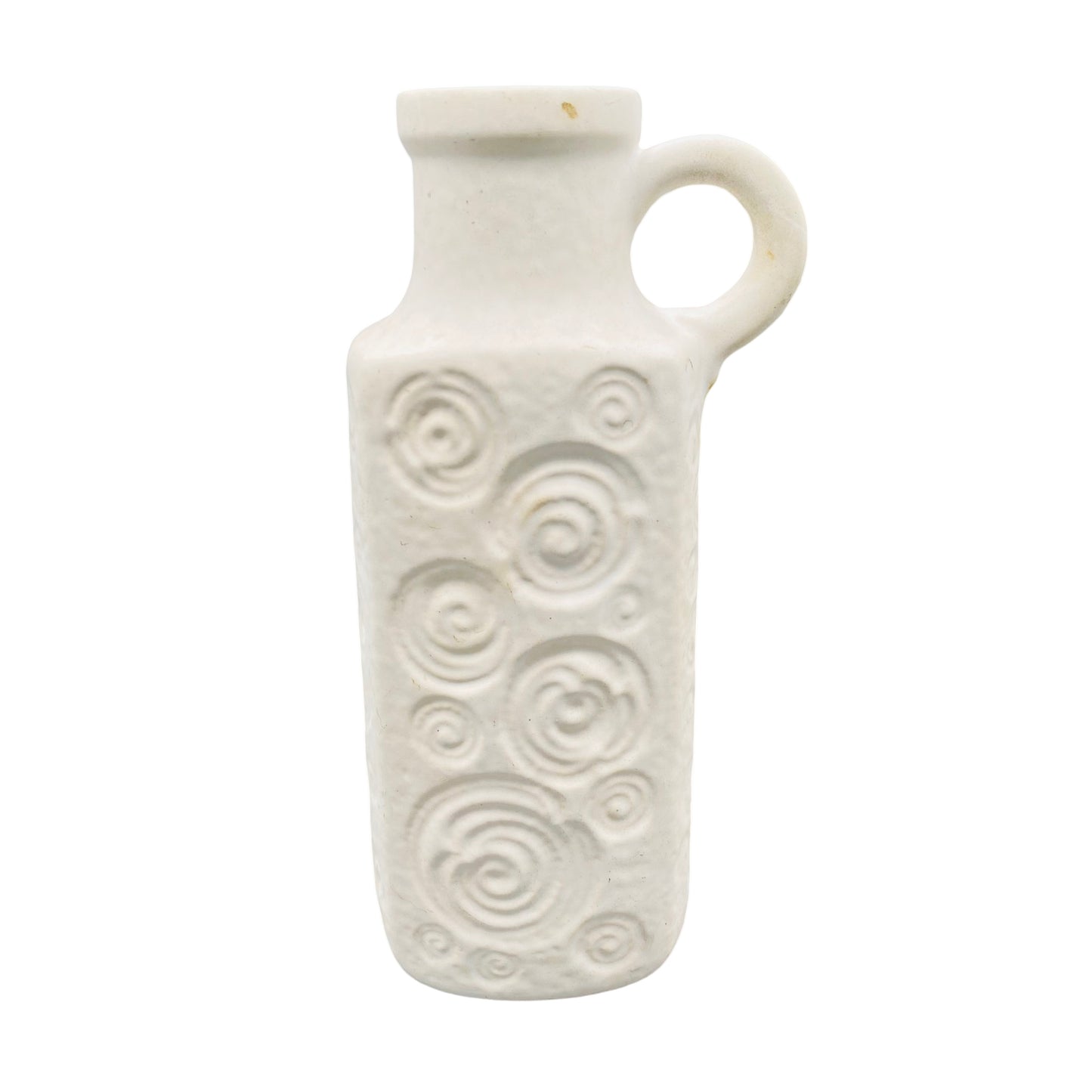 SCHEUCHRICH Vase Modell Jura 28,5 cm Keramik 1960er 1970er weiß