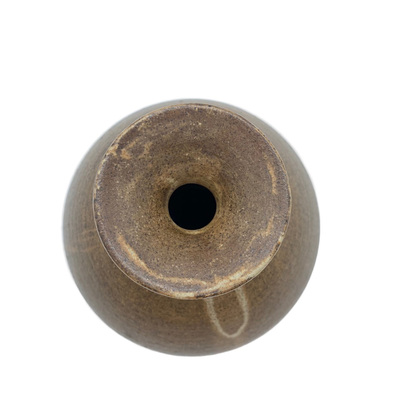 Gudrun Stern Keramik Vase Studiokeramik braun 1960er 20,5 cm