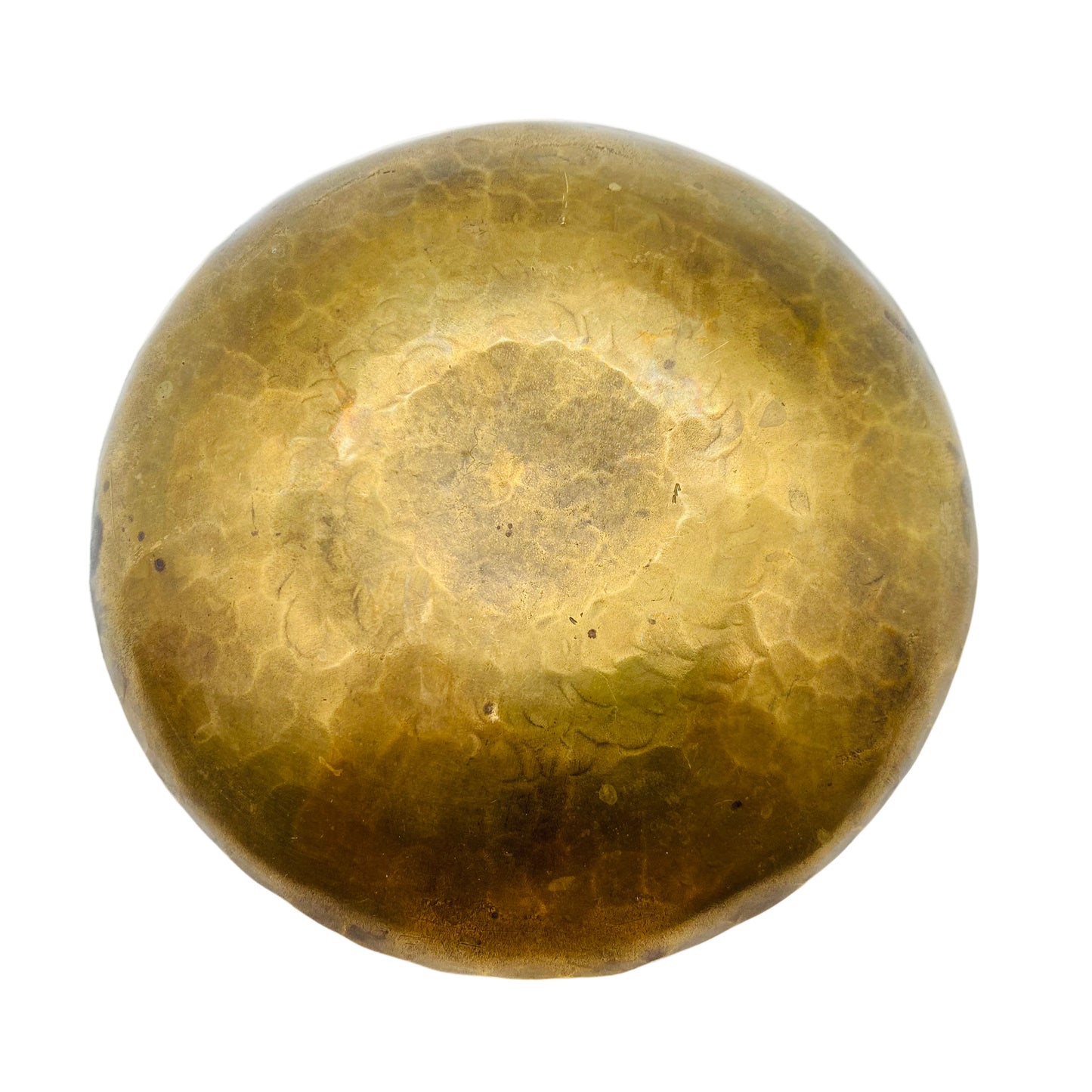 Messing Schale Hammerschlag 14,3 cm 1950er 1960er Schälchen