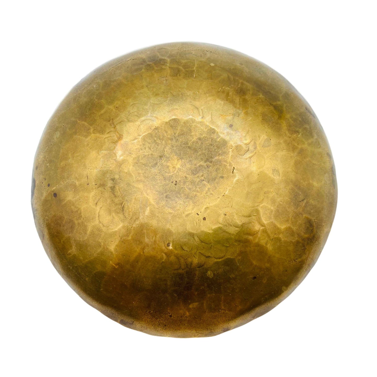 Messing Schale Hammerschlag 14,3 cm 1950er 1960er Schälchen