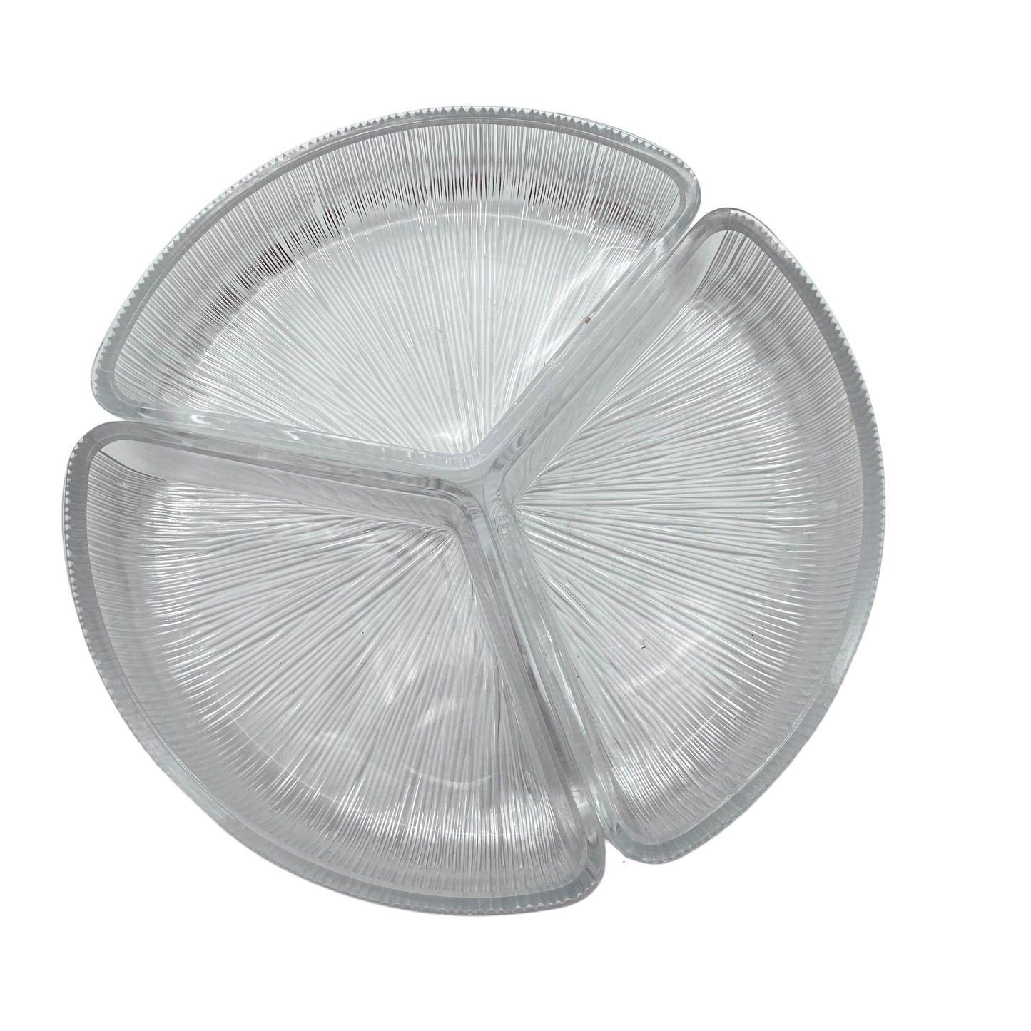 Günter Kupetz für WMF Schale Glas mit Tablett versilbert 1960er
