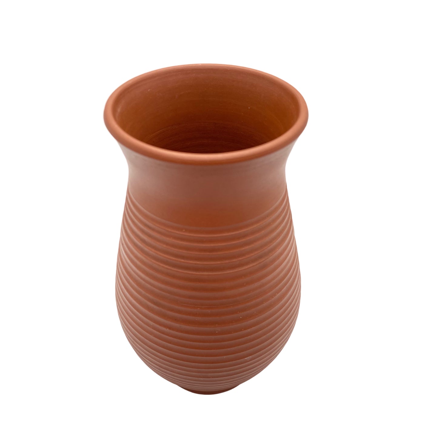 ILKRA Vase Keramik 1960er 1970er braun 19 cm Nr 102/20