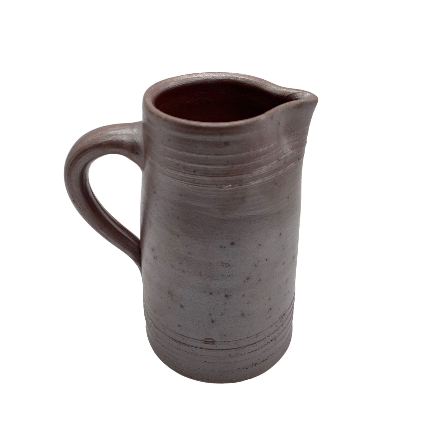 Keramik Krug Vase braun irisierend Mid Century 60er Jahre