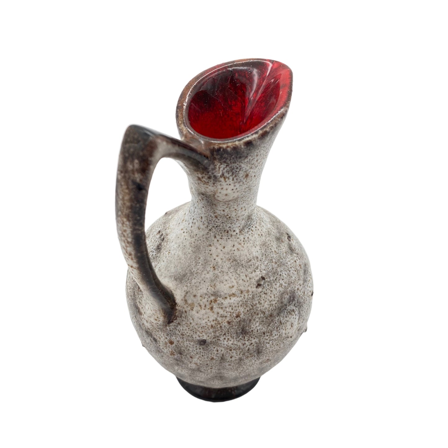 Keramikvase 60er 70er Jahre Modell 26 /15 braun rot Fat Lava Keramik Vase