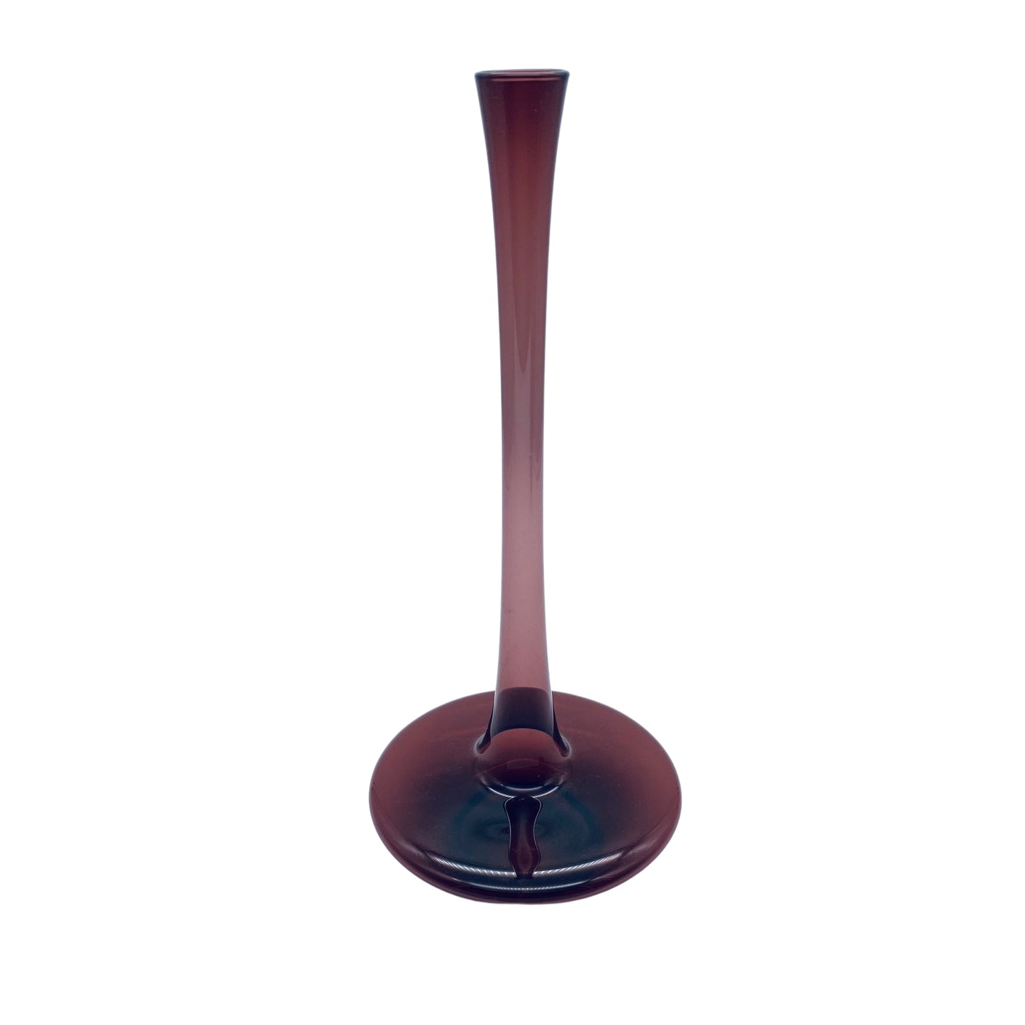 LAUSCHA Glasvase lila Mid Century 50er 60er Jahre Glas