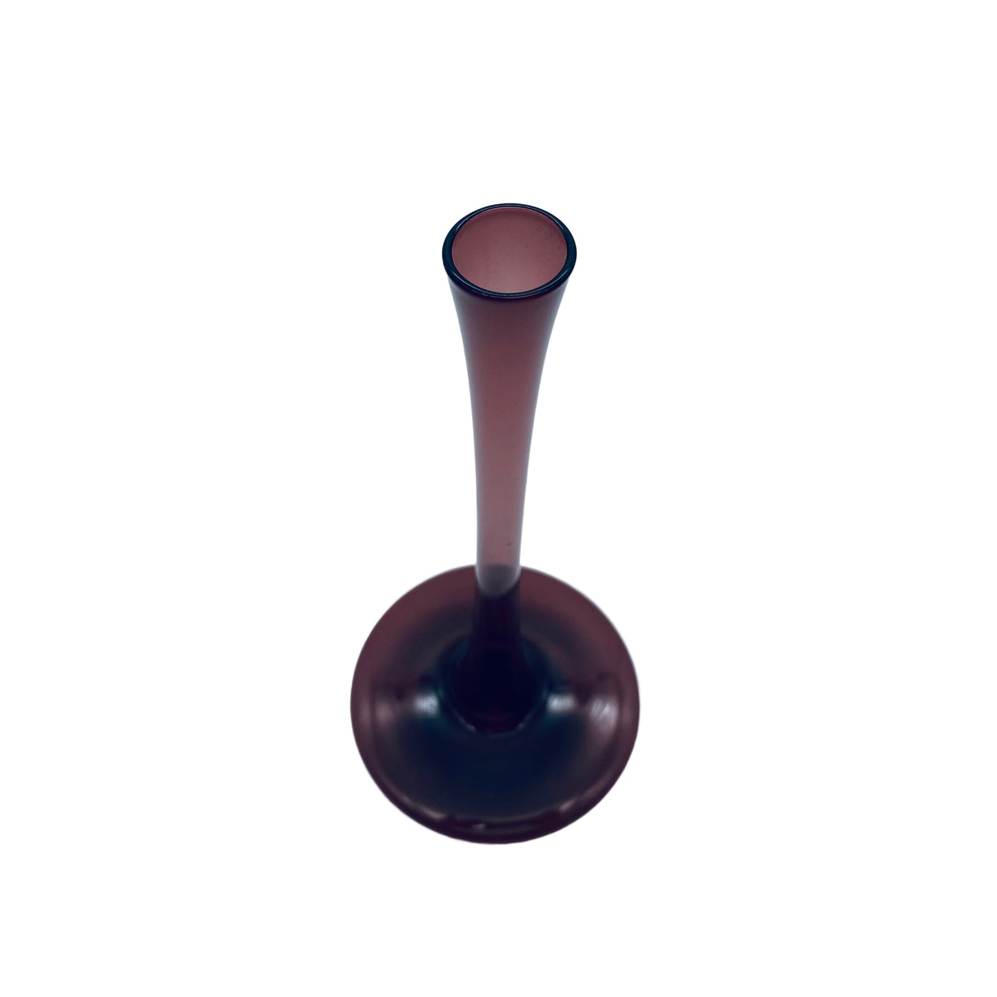 LAUSCHA Glasvase lila Mid Century 50er 60er Jahre Glas