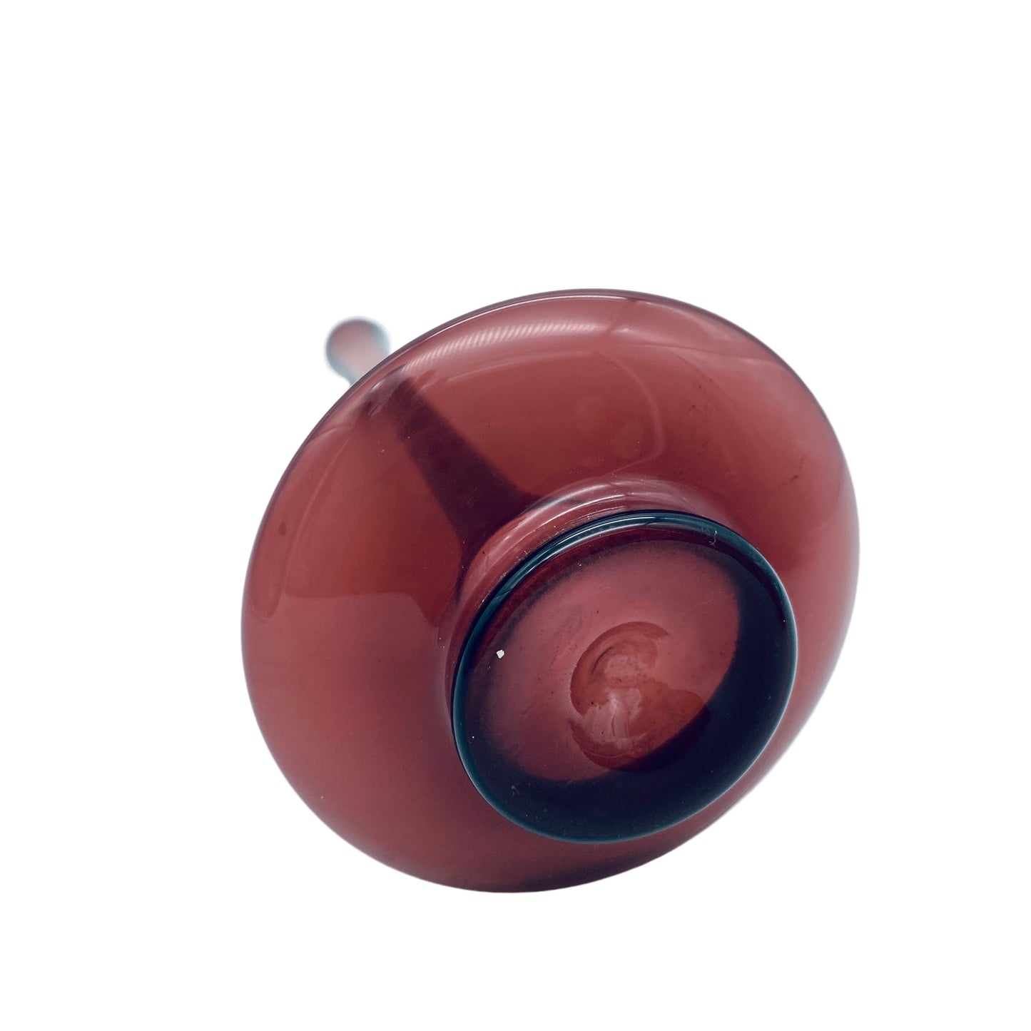 LAUSCHA Glasvase lila Mid Century 50er 60er Jahre Glas