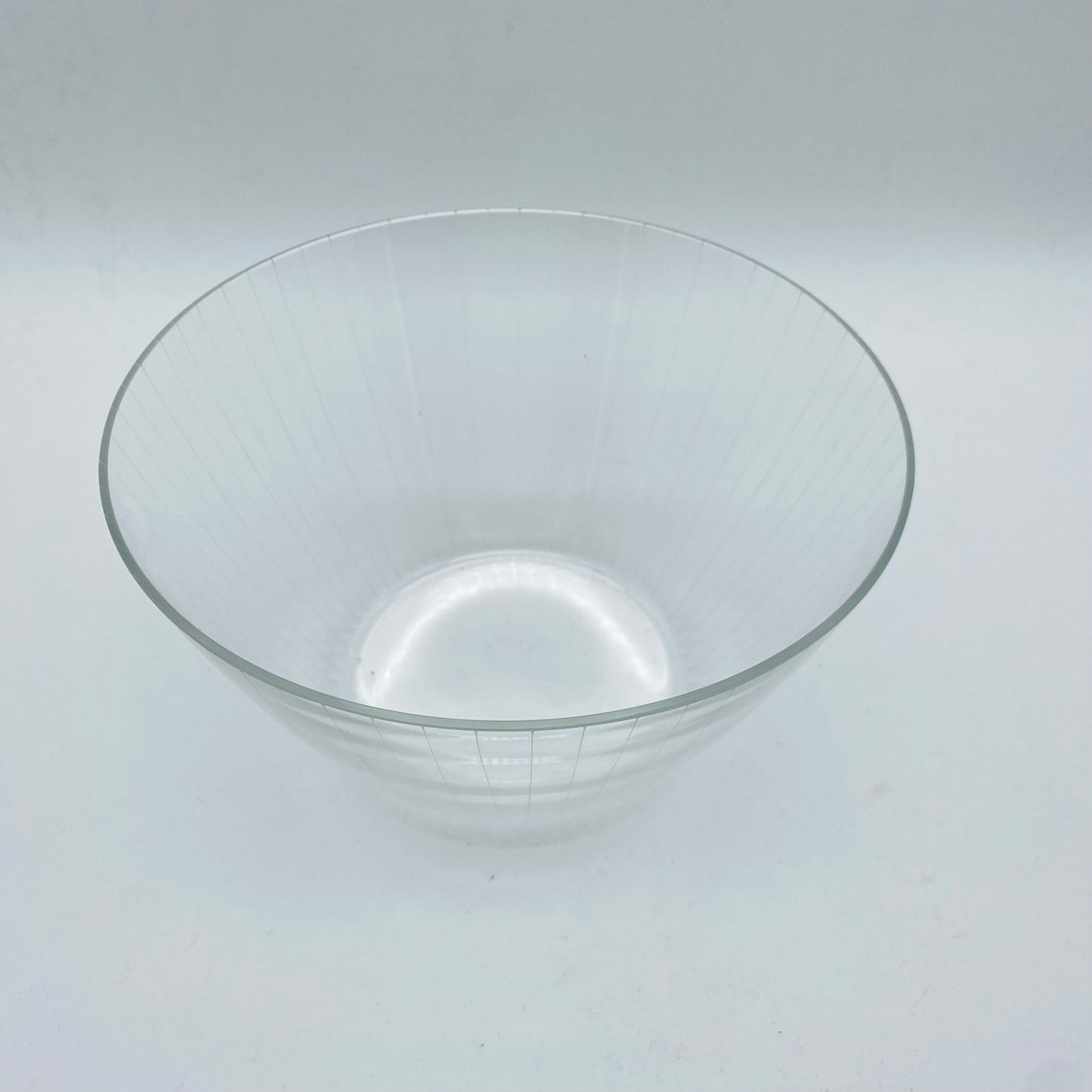 Mid Century Schüssel Glas mit Schliff 50er Jahre Schale