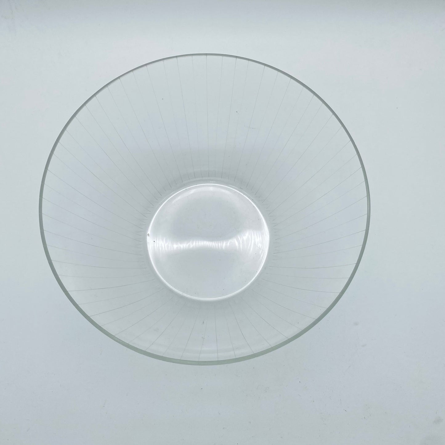 Mid Century Schüssel Glas mit Schliff 50er Jahre Schale