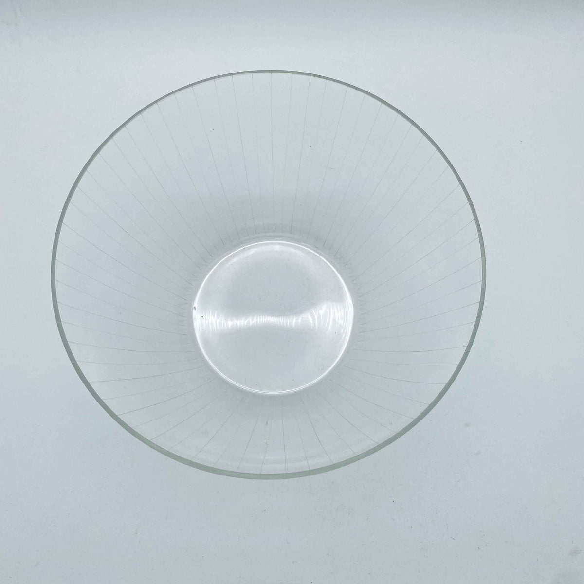 Mid Century Schüssel Glas mit Schliff 50er Jahre Schale