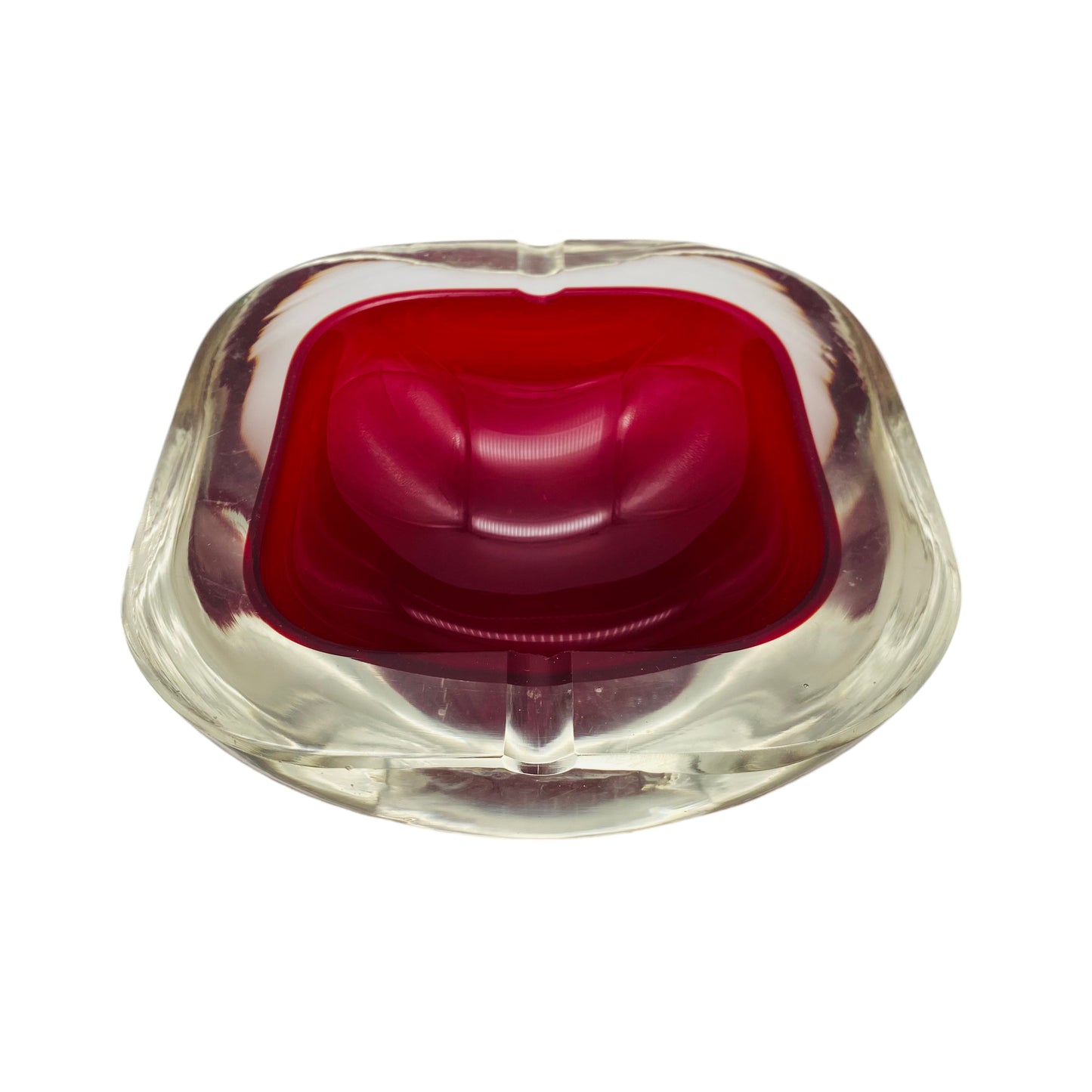 Murano Aschenbecher rot