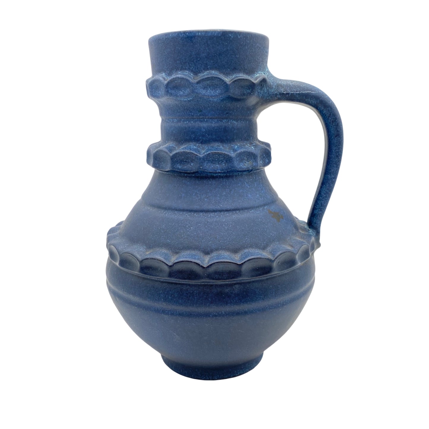 PFRONTNER Keramik Vase blau 70er Jahre