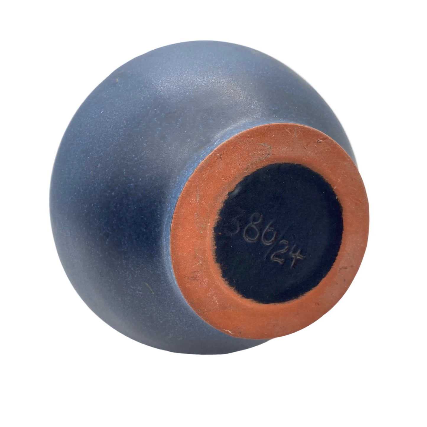 PFRONTNER Keramik Vase blau 70er Jahre