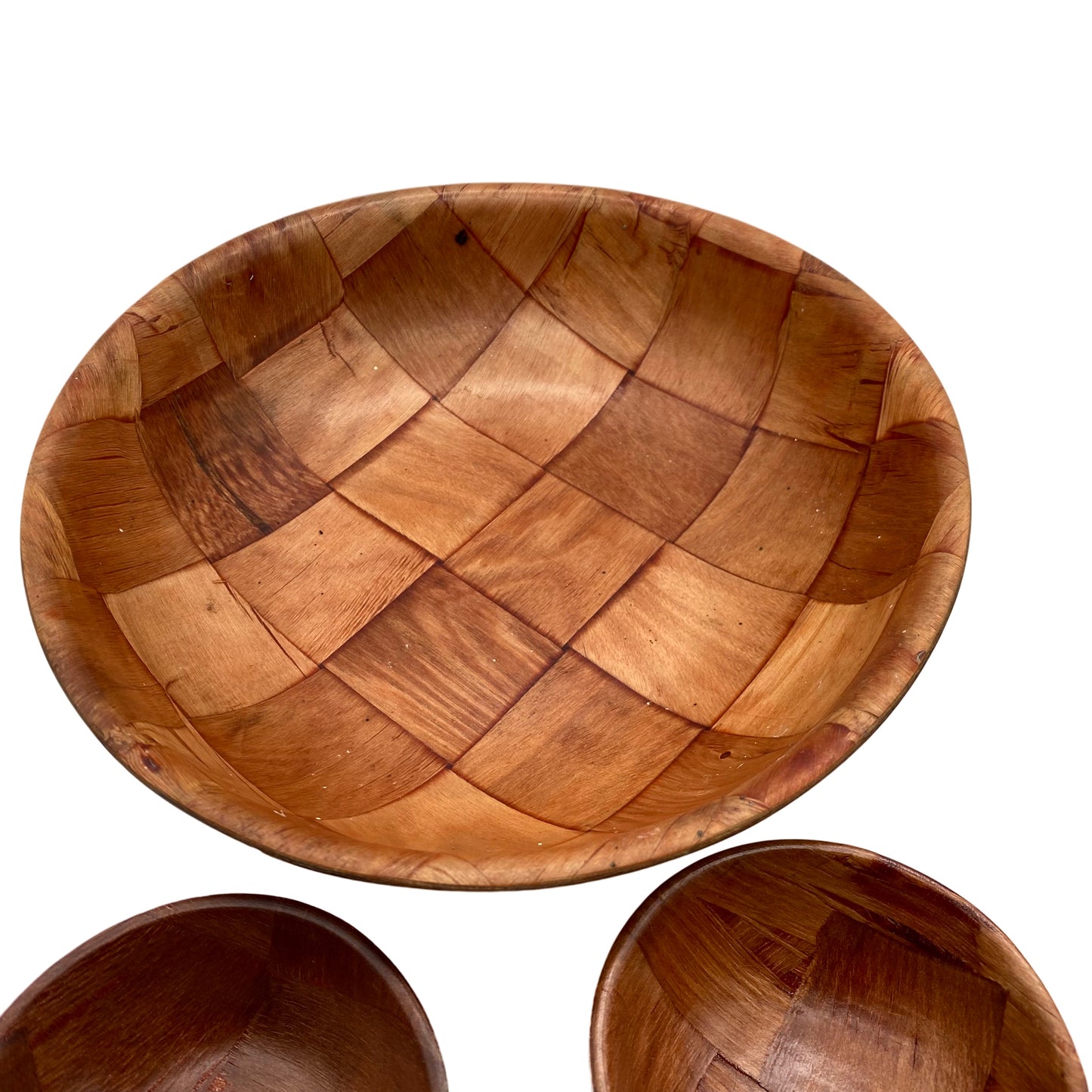 Pressholz Schalen Set Schüssel Schälchen Löffel MID CENTURY 60er Jahre