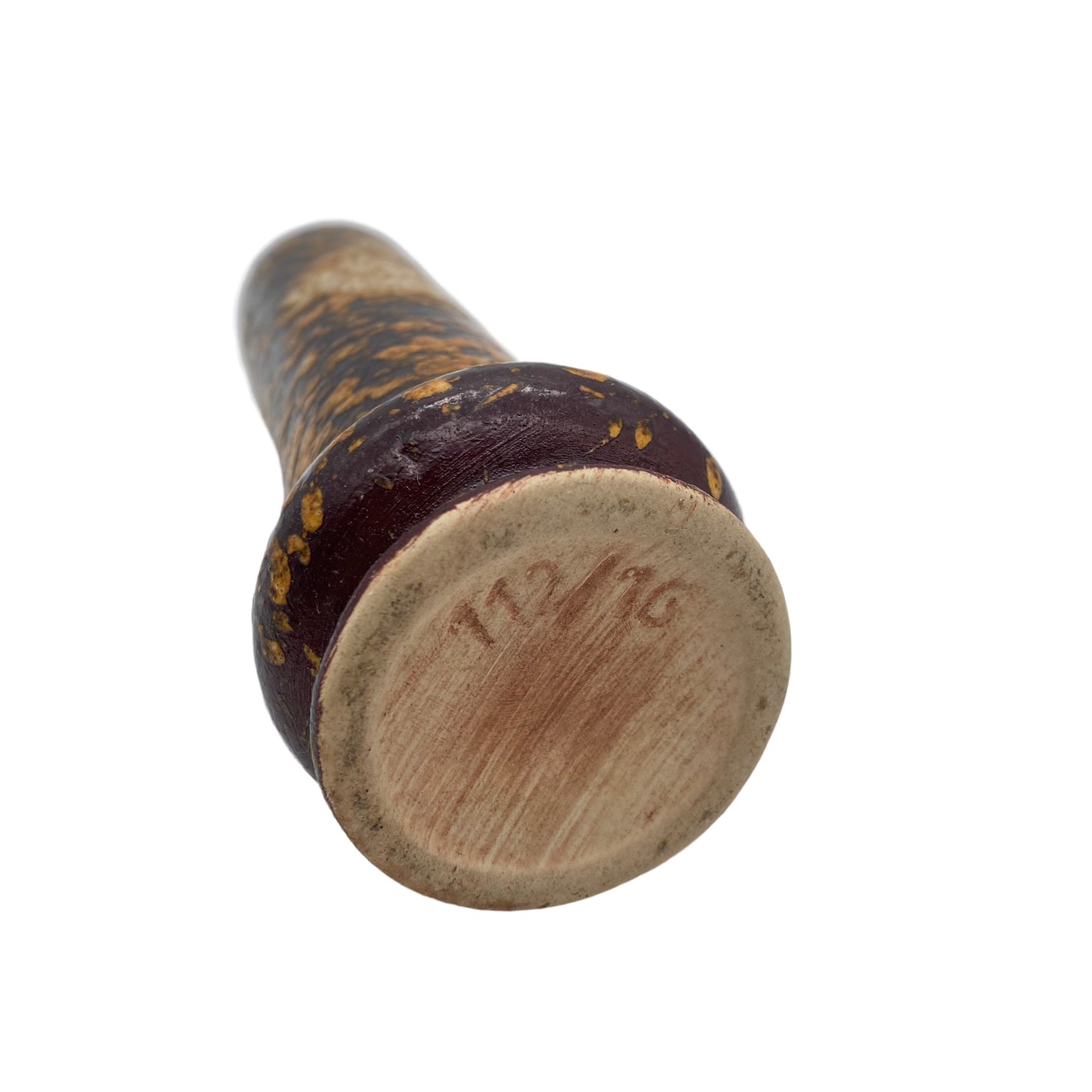 ROTH Keramik Vase Fat Lava braun Modell 112 / 16 60er 70er Jahre