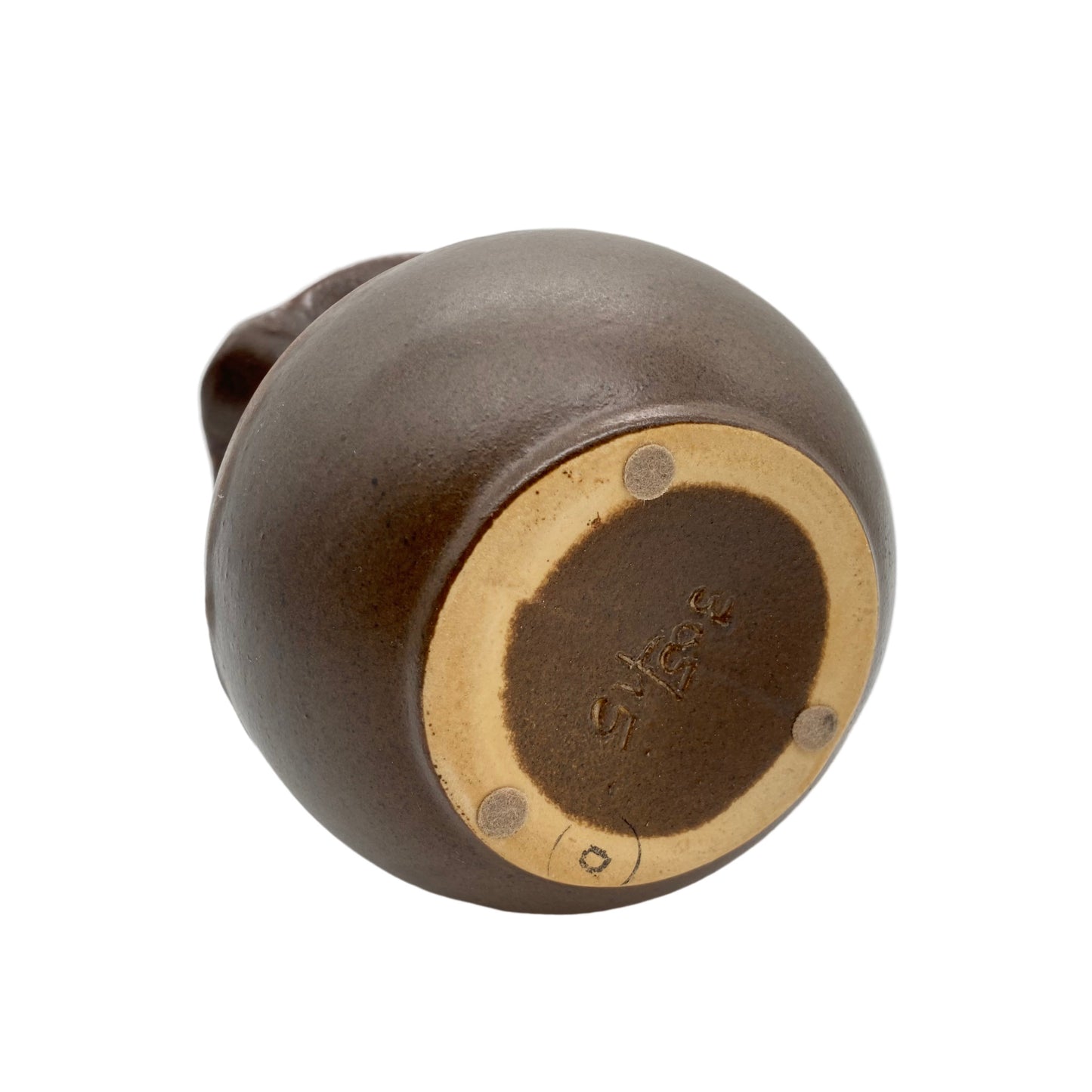 SILBERDISTEL Vase Krug Keramik braun 60er 70er Jahre Modell 305 / 15