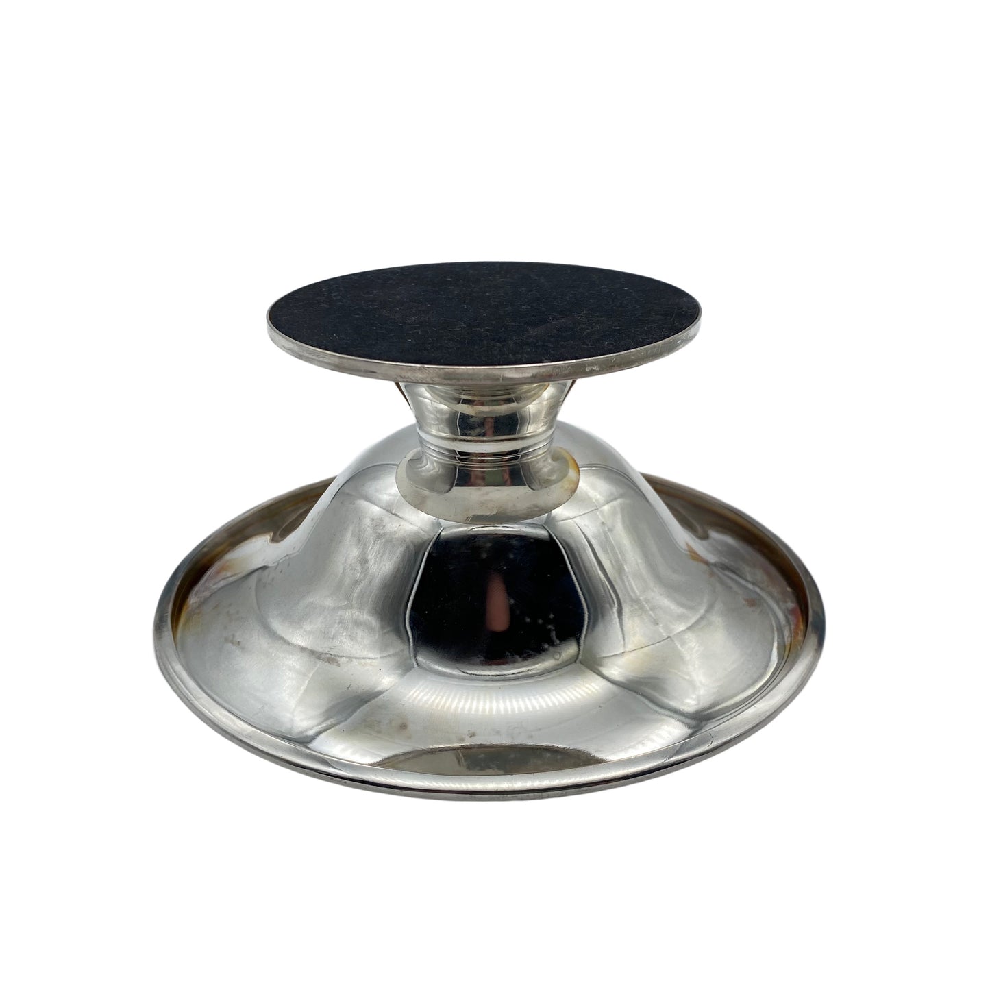 Schale versilbert Fußschale Vintage Design