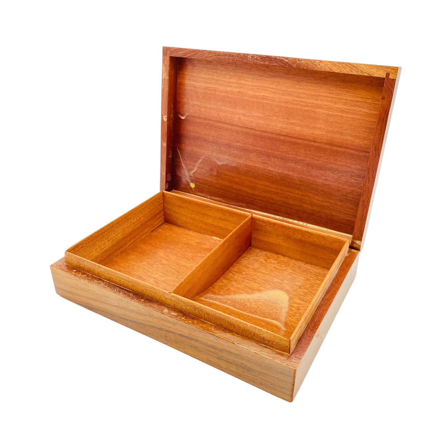 Schatulle Holzdose 50er 60er Jahre Holz braun