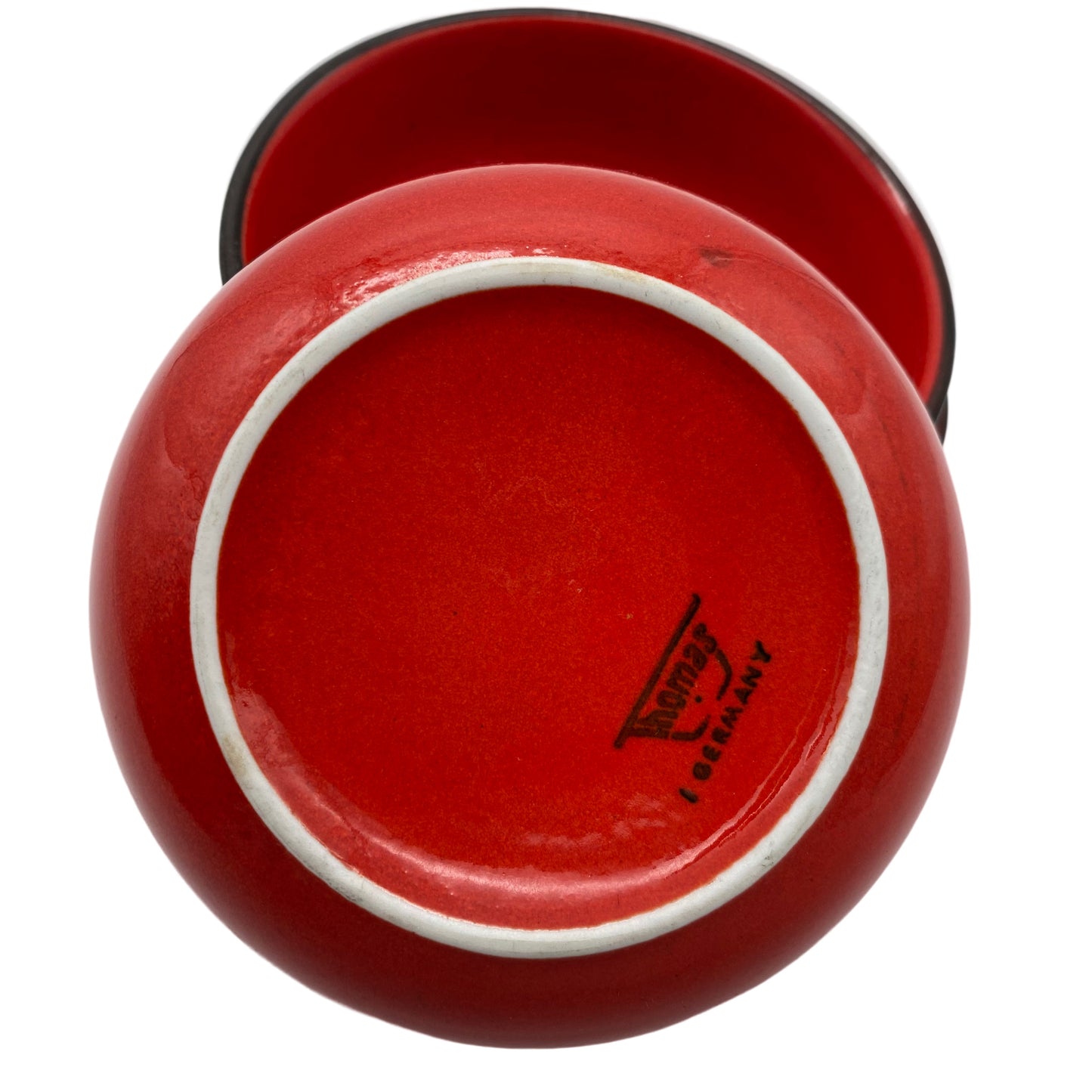 THOMAS Schalen 3er Set Form Scandic Keramik rot 70er