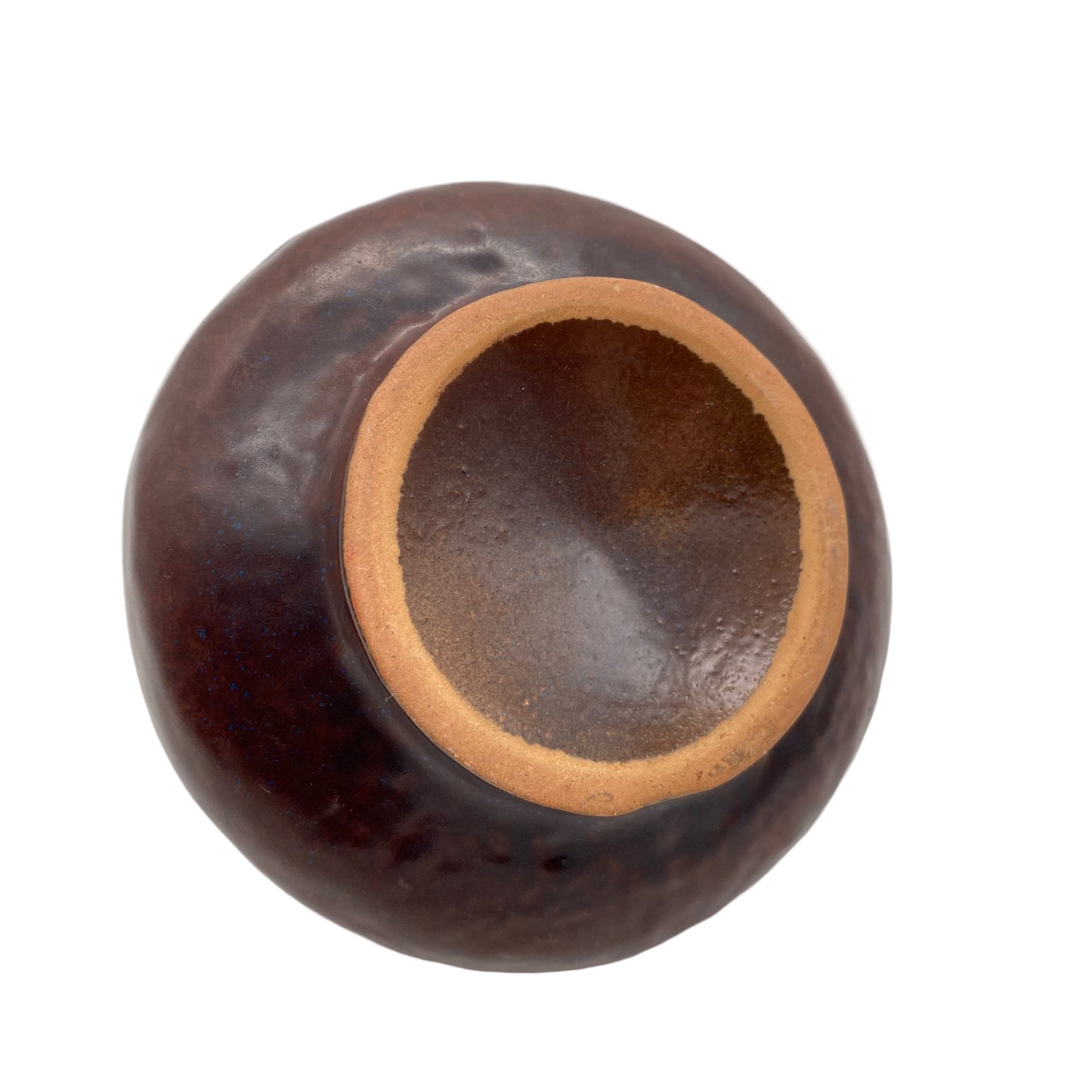 Vase Keramik braun Studiokeramik 60er 70er Vintage