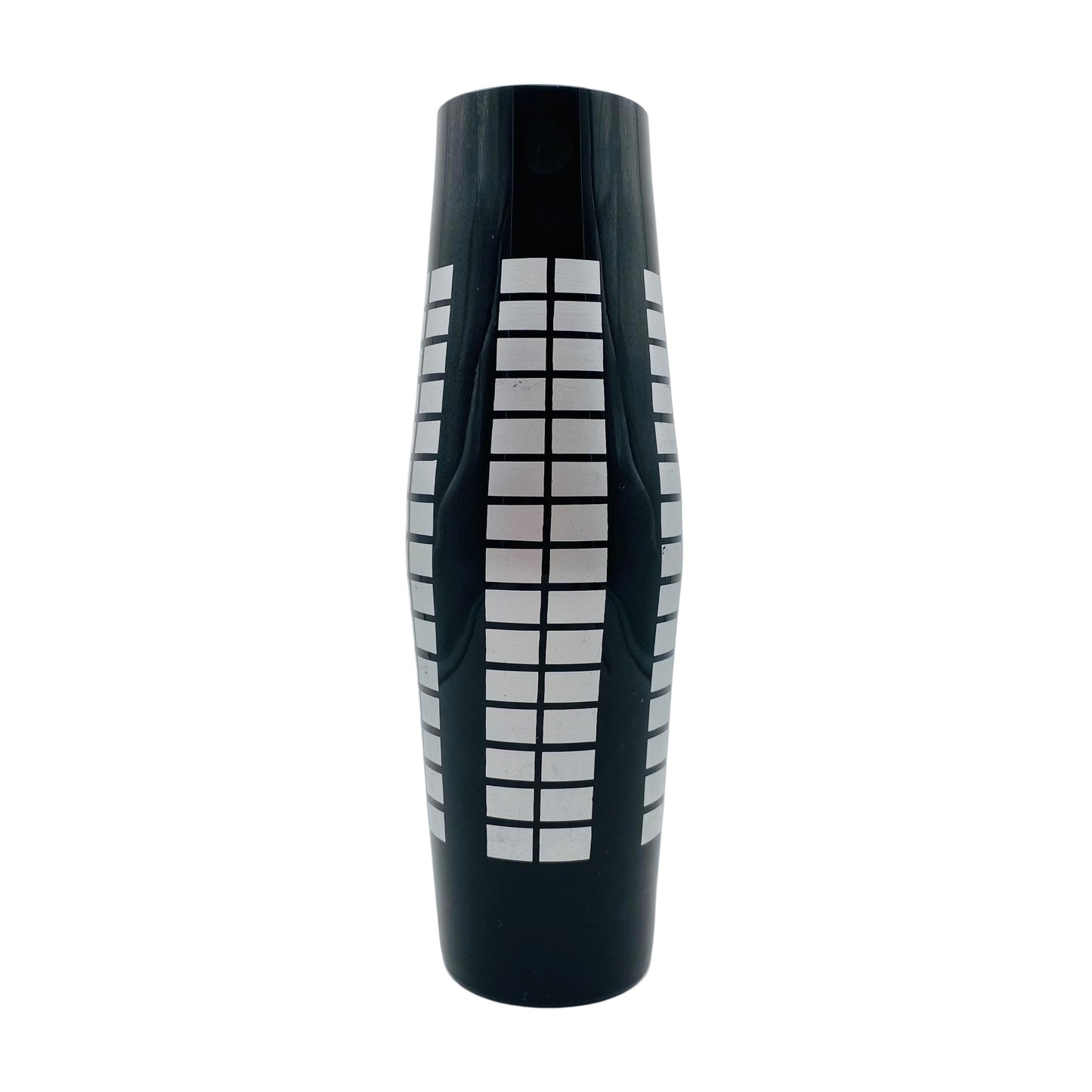 Vase Schwarzglas schwarz Mid Century 50er 60er grau Glas