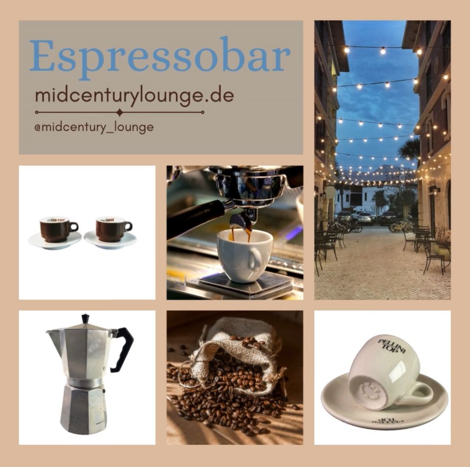 Espressobar zu Hause – Vintage Tassen und italienische Kaffeekultur