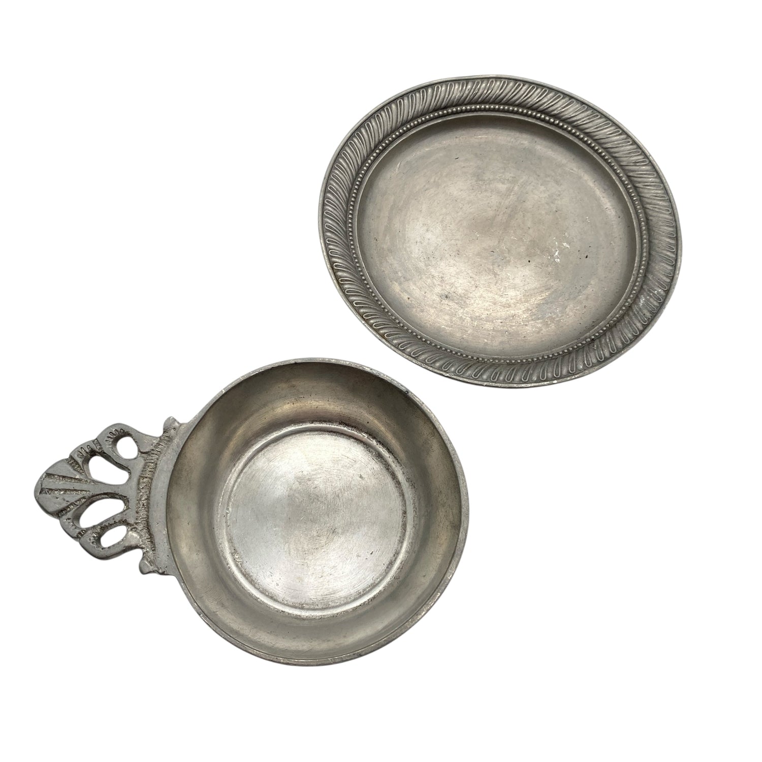 Vintage Dekoration Messing Kupfer Zinn