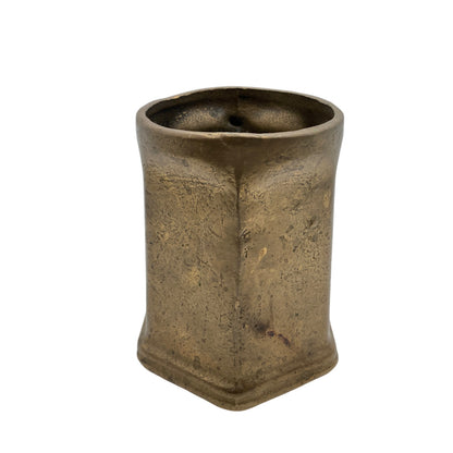 MESSING Vase Messingvase H 13 cm Kanne Vintage 50er 60er Krug Vase Dekoration