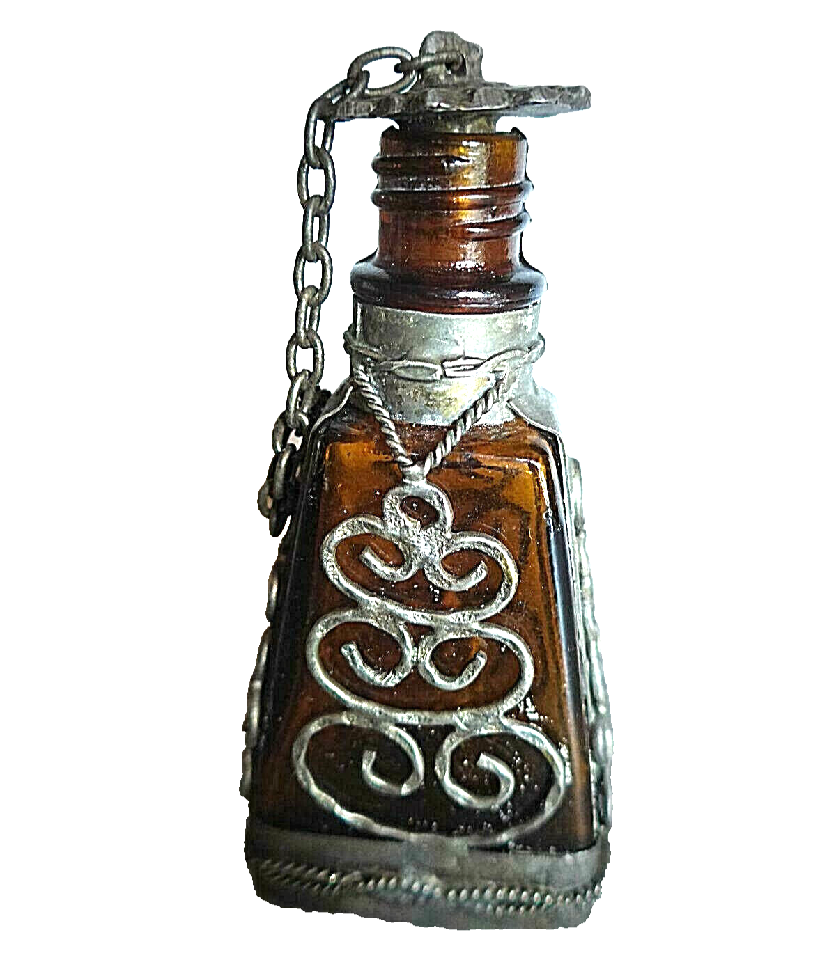 JUGENSTIL Schnupftabakflasche Parfümflasche Schnapsflasche Flakon verziert