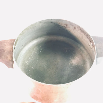 FONDUE Topf Vintage Kupfer 60er Fonduetopf mit Bakelitgriffen