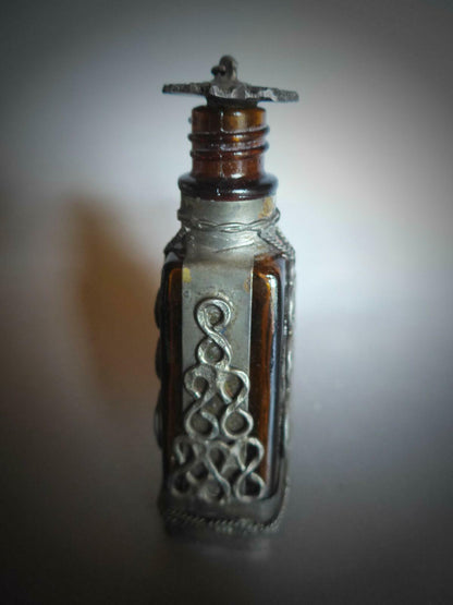 JUGENSTIL Schnupftabakflasche Parfümflasche Schnapsflasche Flakon verziert