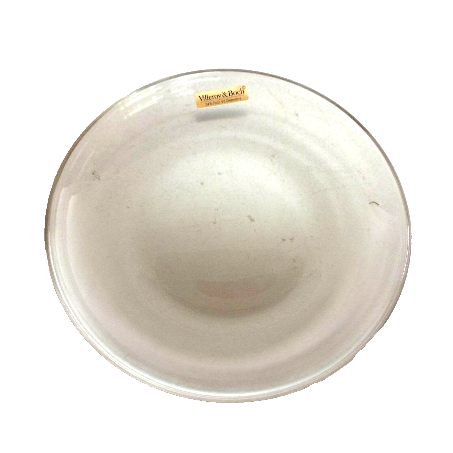 Villeroy & Boch Glas Salatteller Nr. 62 Teller Glasteller D 21 cm