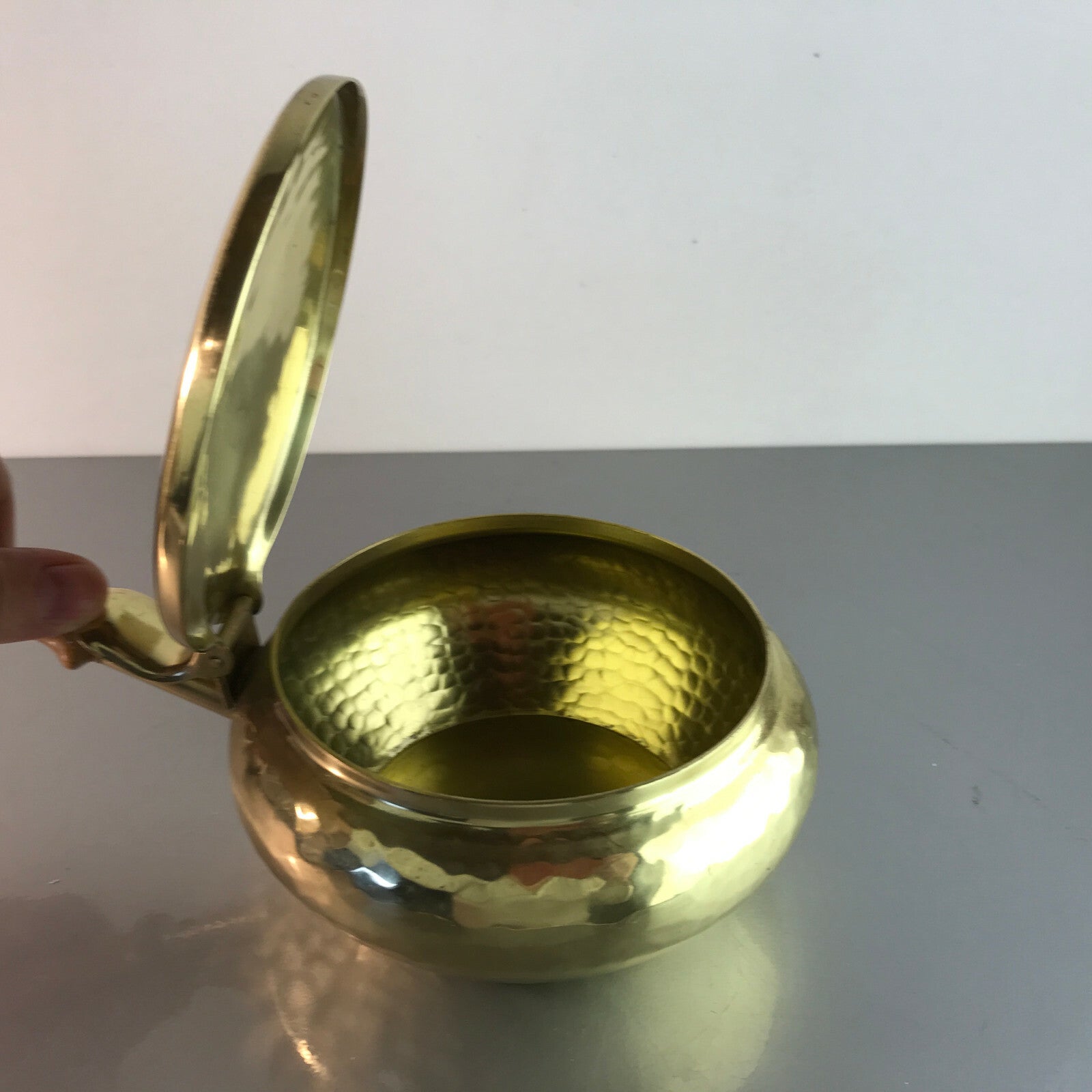 ZINT Dose Messing Vintage 50er 60er MID CENTURY Schälchen Pfännchen