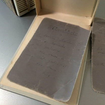 Fotobox 30er mit Schachteln 4 Stück Karton Vintage + Führerschein von 1924
