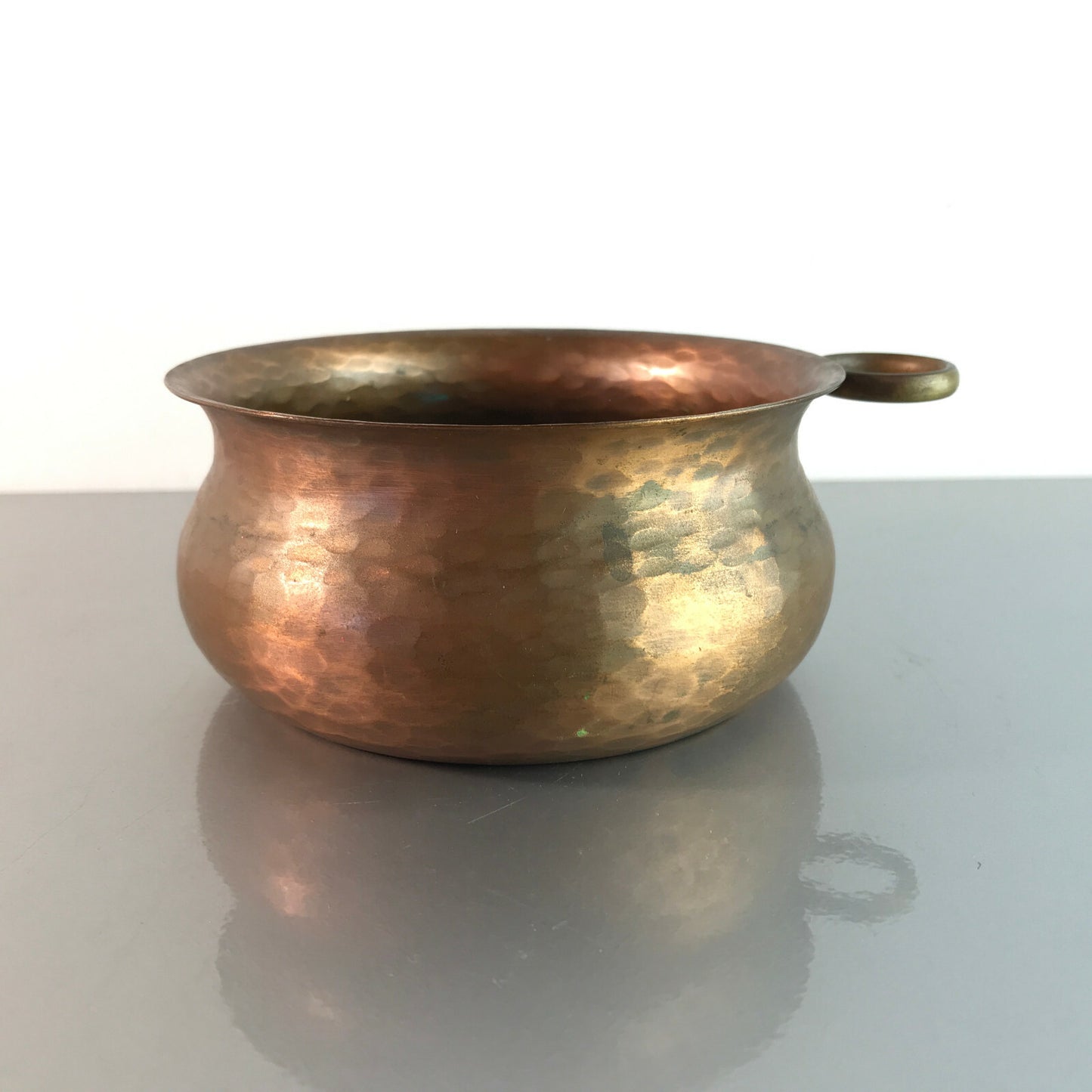 ZINT Flaschenhalter Kupfer Vintage 50er 60er MID CENTURY Schälchen