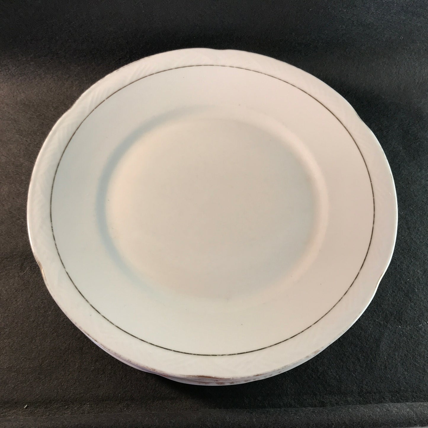 Porzellan BAVARIA  3 x Speiseteller 24 cm Teller Goldrand