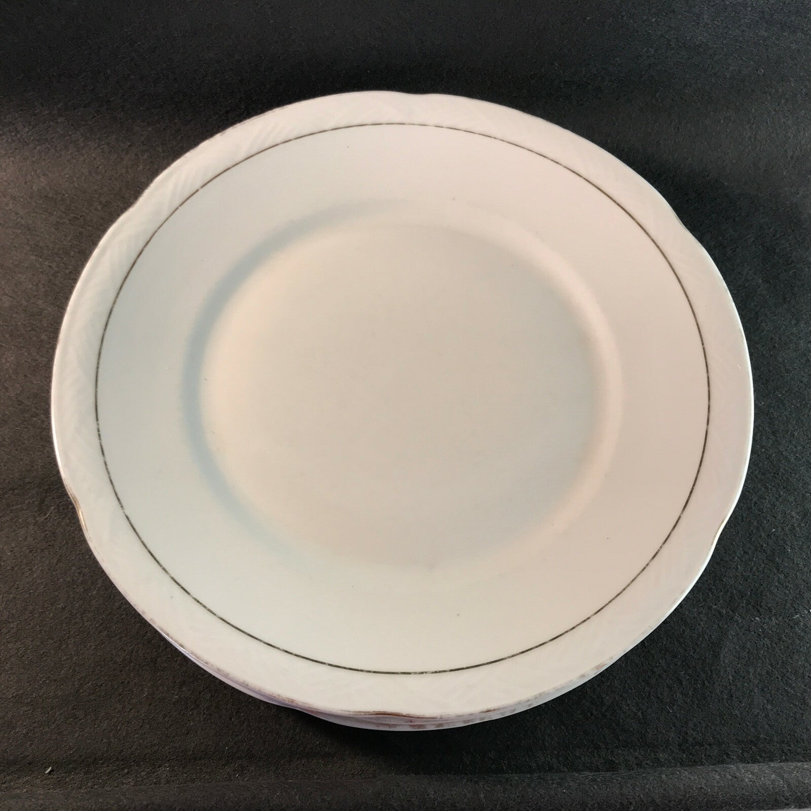 Porzellan BAVARIA  3 x Speiseteller 24 cm Teller Goldrand