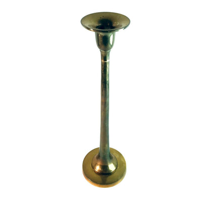 MESSING Kerzenhalter Kerzenständer 30,5 cm Haushaltskerzen 50er 60er